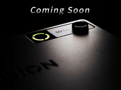 A close up showing the Legion Y700 Gen 5 from the back.