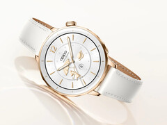 The Oppo Watch X2 Mini adopts a 43 mm case size with a 1.32-inch AMOLED display.