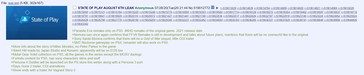 Alleged August 6 event list. (Image source: 4chan)