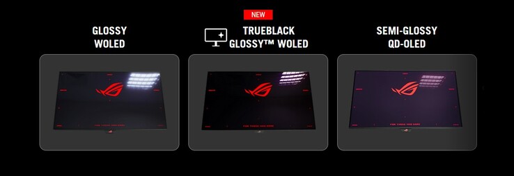 Asus TrueBlack Glossy comparison