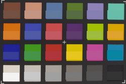 ColorChecker Passport: The reference color is displayed in the lower half of each patch.