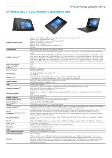 HP ProBook x360 11 G5 Education Edition