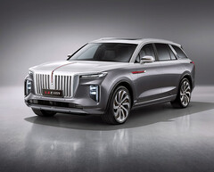 The Hongqui E-HS9 premium electric SUV.