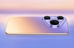The Pura 90 Plus features a typically colorful Huawei design with a triangular camera module.