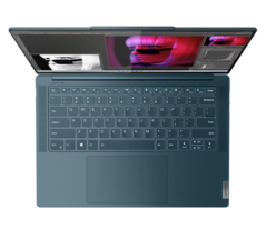 Lenovo Yoga Pro 9 RTX 5060 keyboard deck. (Image source: Globaldata)