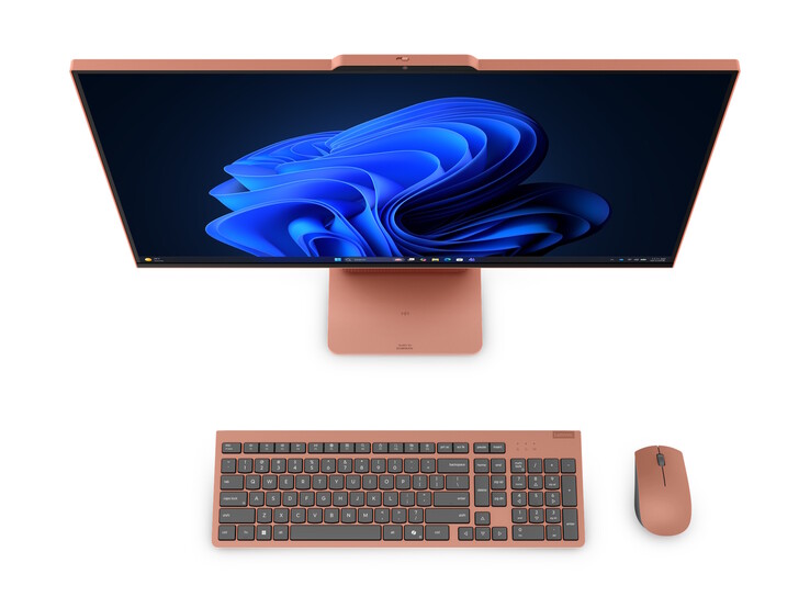The Lenovo IdeaCentre AIO i desktops come with matching-color keyboards and mice.