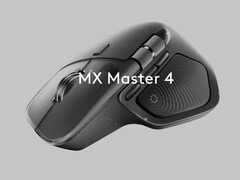 MX Master 4S teaser video screenshot showing black MX Master 4 mouse