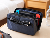 Nintendo Switch with packed cable