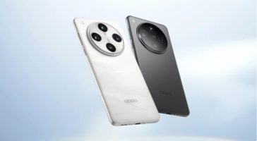 The Find X8 Pro in pearl white and space black colorways (Image source : Oppo)