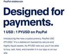 PayPal stablecoin now available (Source: PayPal)