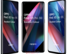 The first render of all three Oppo Find X3 series smartphones. (Image: Oppo/Evan Blass)