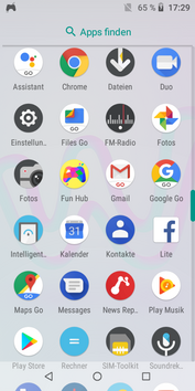 Default app drawer