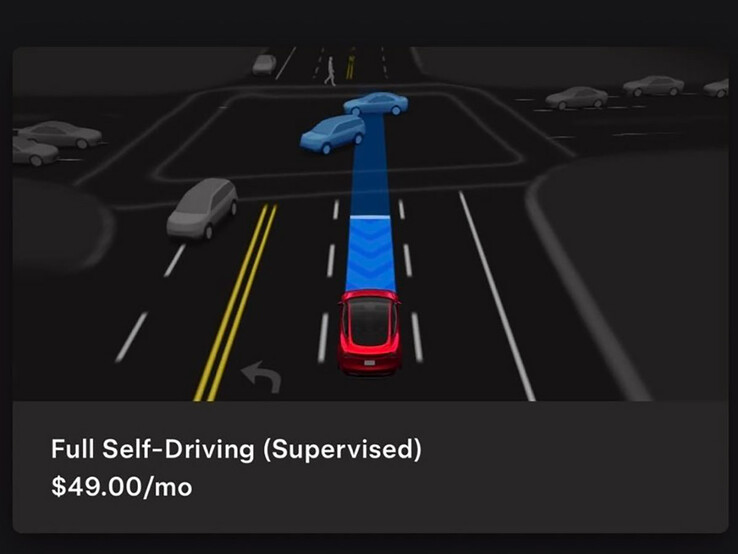 Tesla FSD subscription fee for Enhanced Autopilot owners.