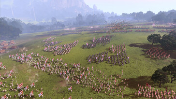 An image showing an army in Total War: Three Kingdoms.