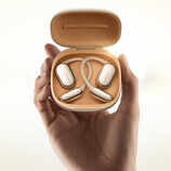 The OpenWear Stereo Pro cost €149.99 in the EU. Pictured: a promo image of the open-ear earbuds. (Image source: Xiaomi)