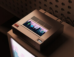 The AM02 still features its unusual top-mounted display. (Image source: Ayaneo)