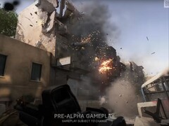 Screenshot from EA&#039;s Battlefield Labs trailer video showing possibly the next Battlefield game. (Image source: Battlefield on YouTube)