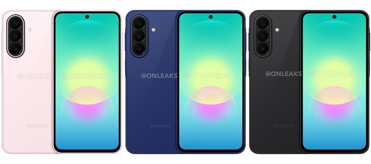Official-looking Galaxy A27 renders. The Galaxy A27 is expected to come in Light Pink, Blue, and Black.