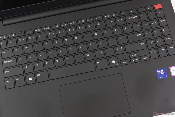 Clickpad is decent in size (11.5 x 7.4 cm) but with soft and quiet feedback when pressed