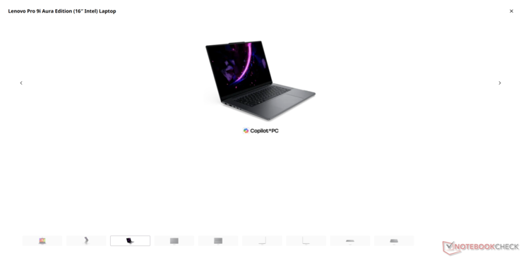 When compared to Dell, Lenovo product images in full screen mode are so grainy and low resolution that it can be difficult for shoppers to see what they are buying