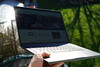 MacBook Pro 14 outdoors