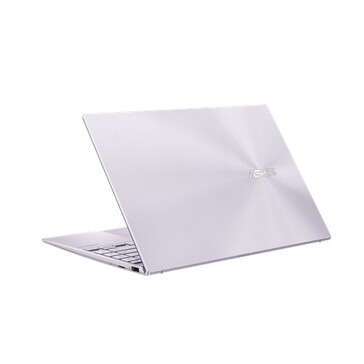 The ZenBook UX325 from all angles, showing the NumberPad and NanoEdge display it also has in common with the UX425. (Source: Asus Bulgaria)