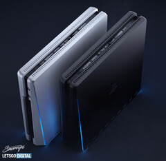 PS5 artistic concept. (Image source: LetsGoDigital/Snoreyn)