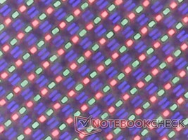 Matte RGB isn't as crisp as we would like