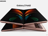 A blurry image of the Galaxy Z Fold 2 posted by Ice Universe. (Image: @universeice/Twitter)