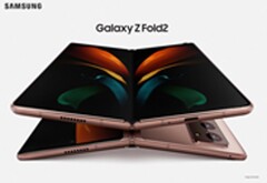 A blurry image of the Galaxy Z Fold 2 posted by Ice Universe. (Image: @universeice/Twitter)