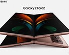 A blurry image of the Galaxy Z Fold 2 posted by Ice Universe. (Image: @universeice/Twitter)