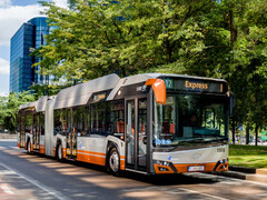 The Solaris Urbino with Toshiba storage was already Bus of the Year in 2017. (Image: Toshiba)