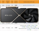The RTX 4090 packs 24 GB of GDDR6X memory. (Source: 3DCenter, Nvidia-edited)