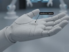 Illustration of Figure 03’s ultra-sensitive palms (Image source: AI-generated image)