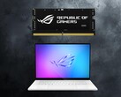 Asus Rog Zephyrus G16 gaming laptop under DDR5 RAM (Image source: Asus, Kingston with edits)