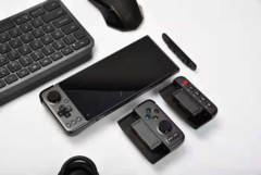 The GPD XP Plus contains a few upgrades but not from its predecessor&#039;s 6.81-inch display. (Image source: GPD)
