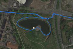 Garmin Edge 500: lake