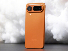The Magic 8 Pro Air is powered by the Dimensity 9500. Pictured: a promo shot showing the back of the phone. (Image source: Honor)