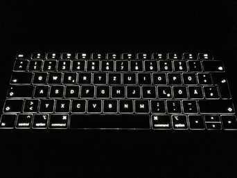 Keyboard illumination (max. intensity)