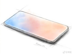 Sketch of the Lenovo Z5. (Source: Weibo)