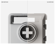 Lofree Flow 2 switch light window. (Image source: Lofree)