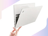 The AMD-powered Unbounded 14S 2026 costs around $700 in China. Pictured: a promo picture highlighting the lightweight design of the laptop.