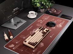 Noctua is offering a brown desk pad to mark its 20th anniversary. (Image source: Noctua)