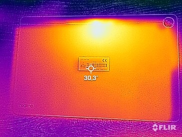 Heatmap back side