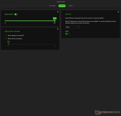 Razer Joro Synapse lighting settings