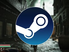 An image showing the Steam logo and the game Steelrising, now 90% off.