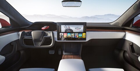 Dashboard display (Image Source: Tesla)