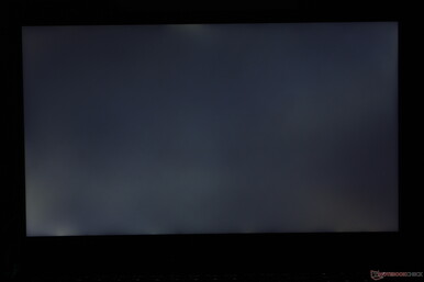 Moderate uneven backlight bleeding along the bottom left corner