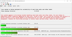 Maximum latency after 10 seconds of Prime95