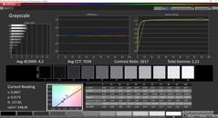 CalMAN Grayscale (AdobeRGB target color space)